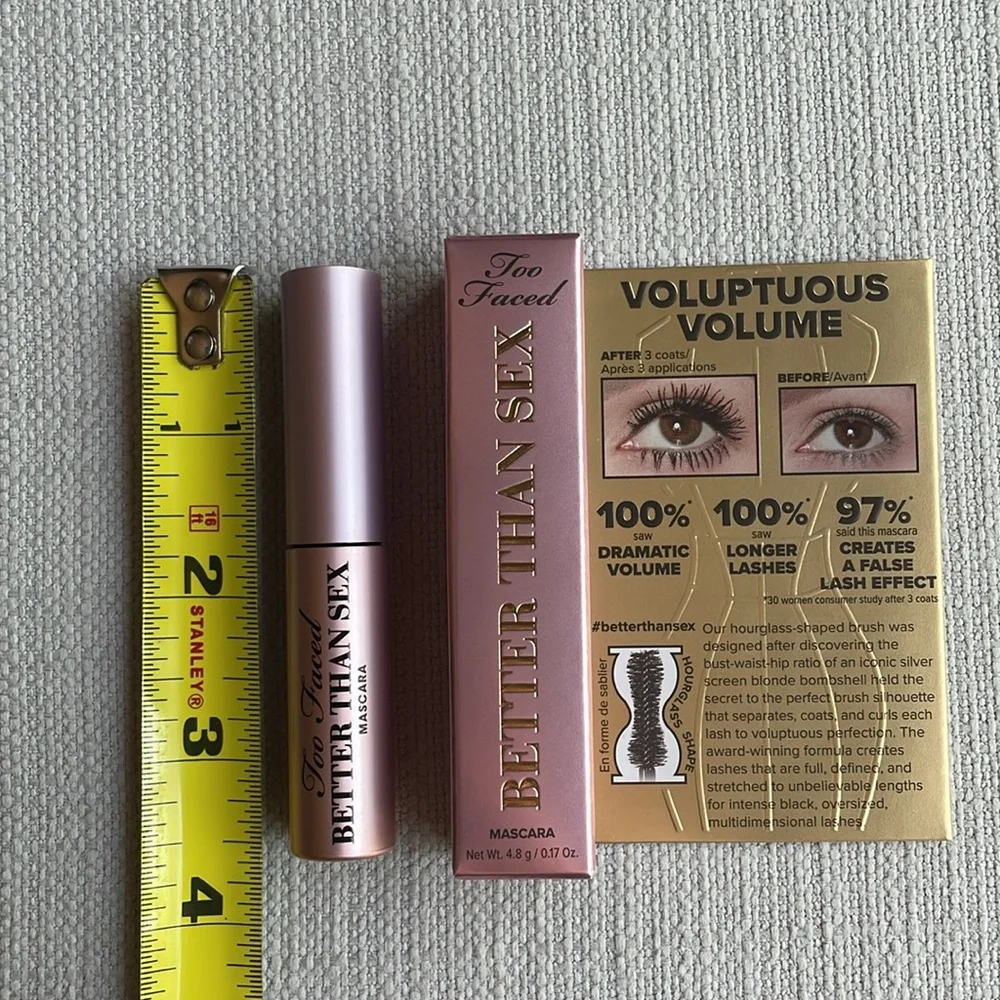 Too faced better than sex mascara mini new in box